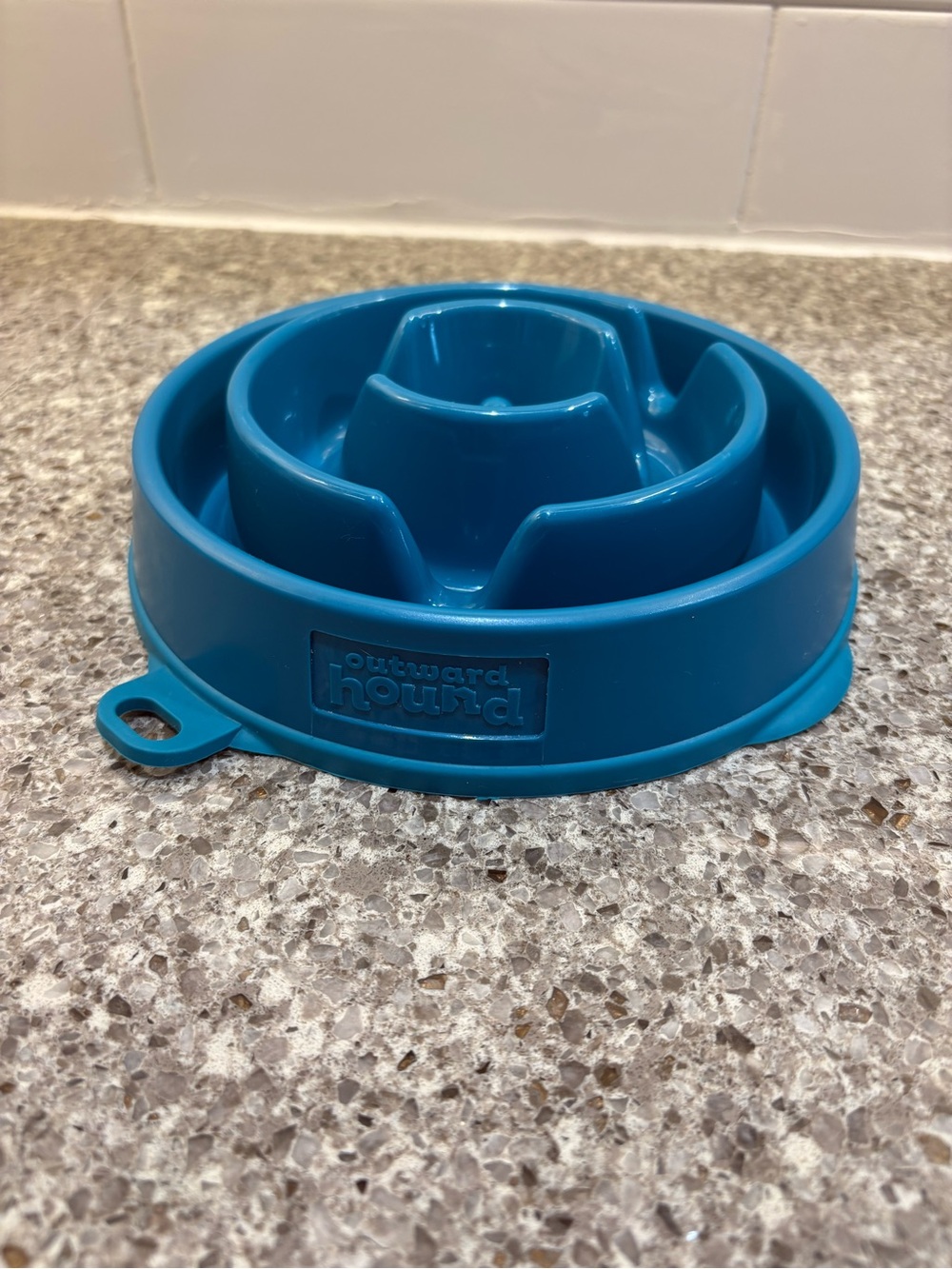 Outward Hound Teal Slow-Feed Maze Bowl